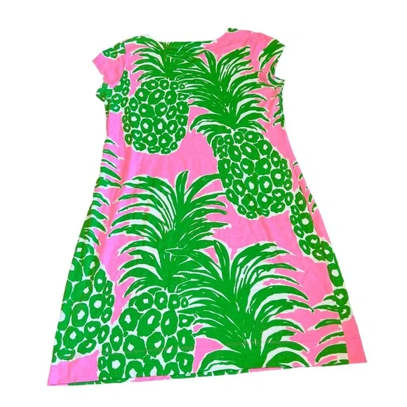 Lilly Pulitzer | Dresses | Lilly Pulitzer Pink And Green Pineapple ...